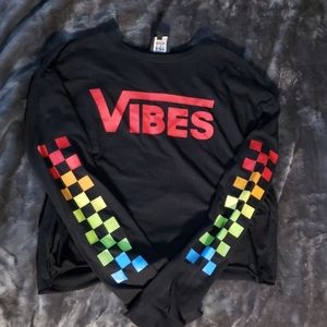 Gay pride Vans crop top